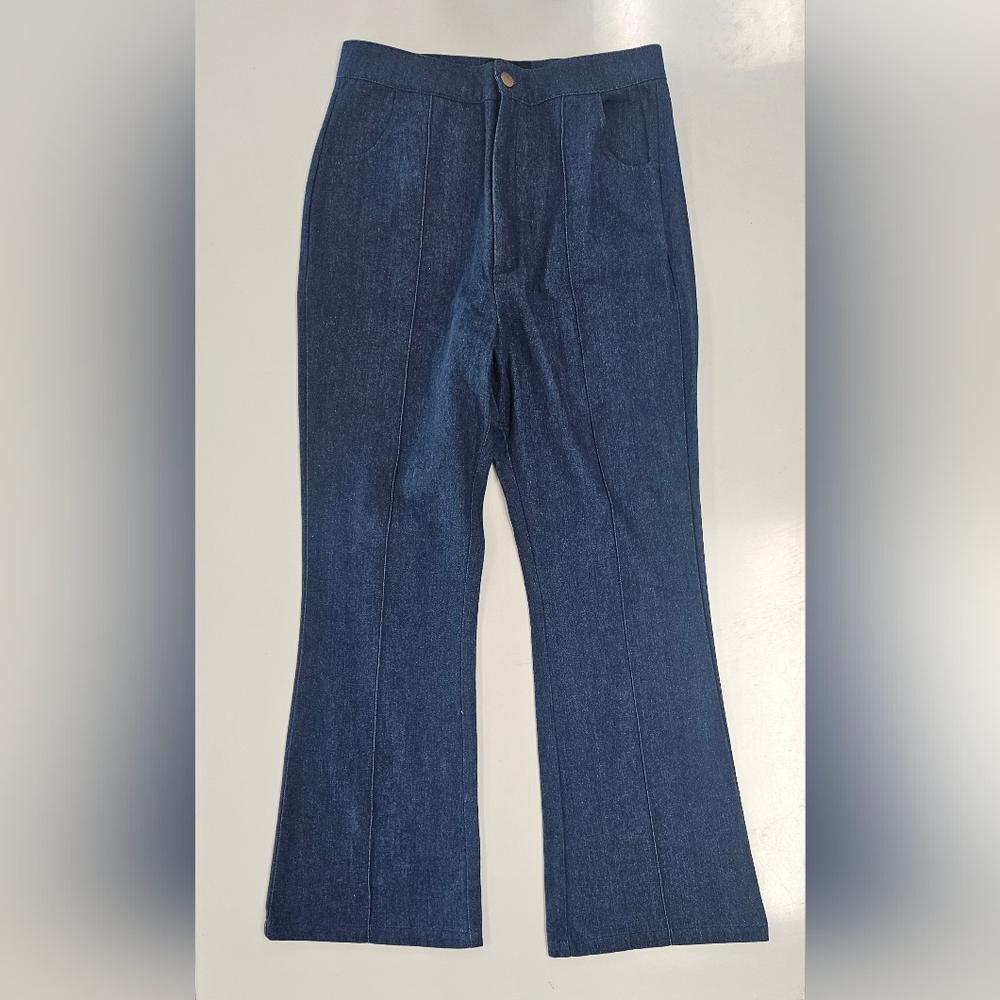 Goldie Dark Blue Flare Jeans